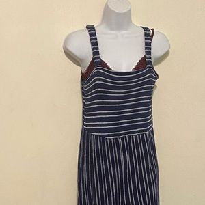 blue and white jumper striped jumper bell bottoms